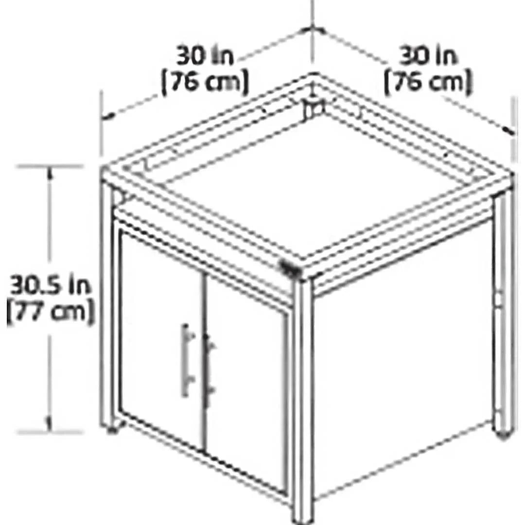 Expansion Cabinet for Big Green Egg Modular Nest System Big Green Egg Indigo Pool Patio BBQ