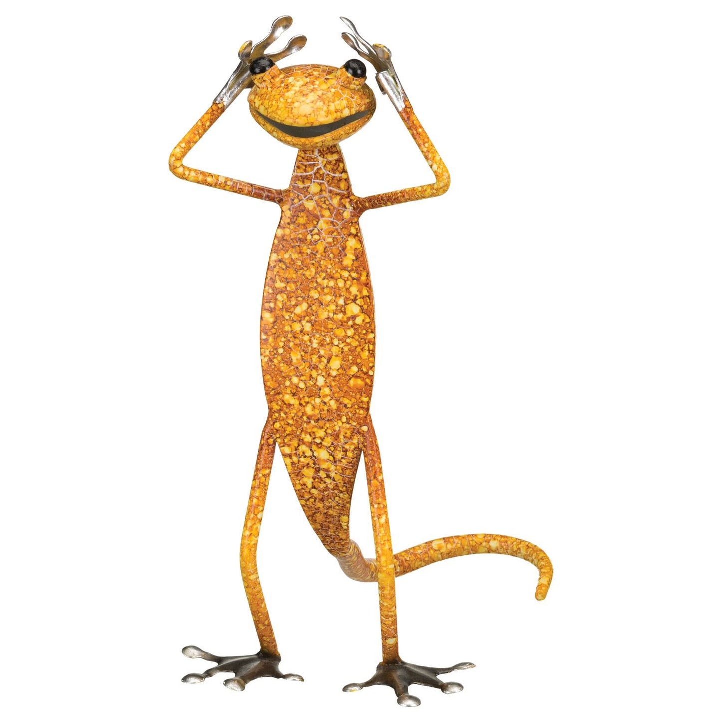 Gecko Decor - Orange Regal Indigo Pool Patio BBQ