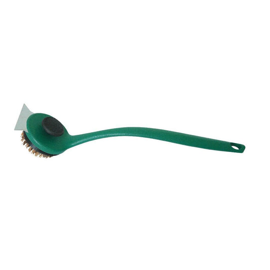 SpeediClean Palmyra Bristle Long-Handle Grid Scrubber Big Green Egg Indigo Pool Patio BBQ