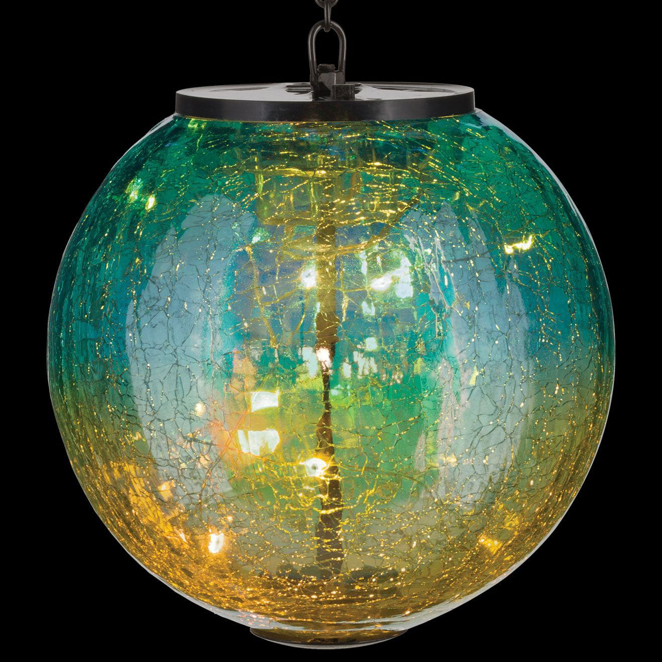 Globe Solar Lantern - Blue Regal Indigo Pool Patio BBQ