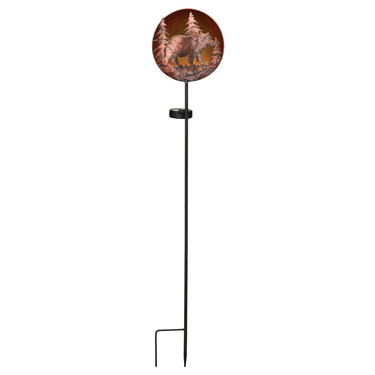 Night Sky Bear Solar Stake Regal Indigo Pool Patio BBQ