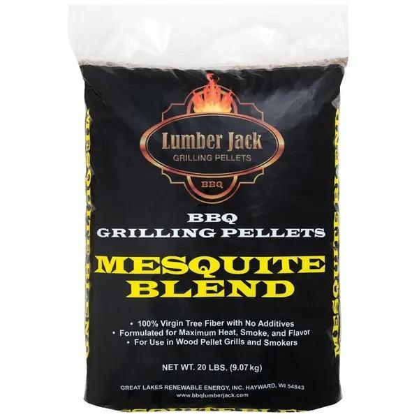 Lumber Jack Mesquite Blend Pellets Lumber Jack Indigo Pool Patio BBQ