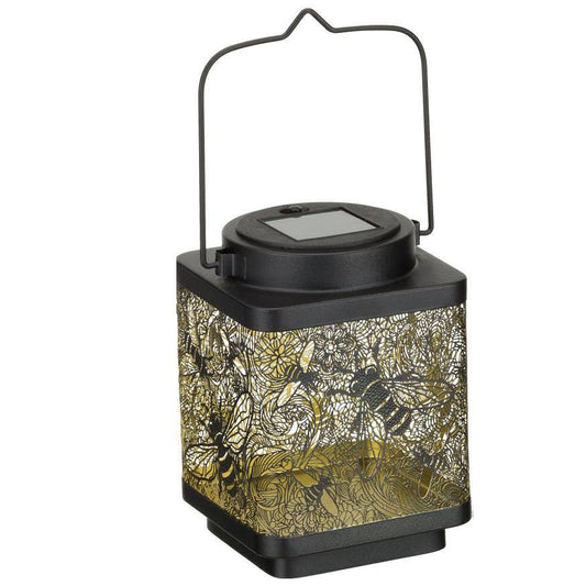 Bee Small Shadow Lantern Regal Indigo Pool Patio BBQ