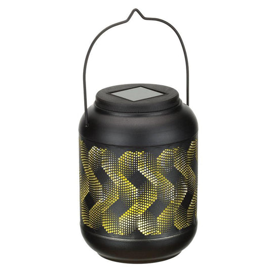 Zig Zag Small Shadow Lantern Regal Indigo Pool Patio BBQ
