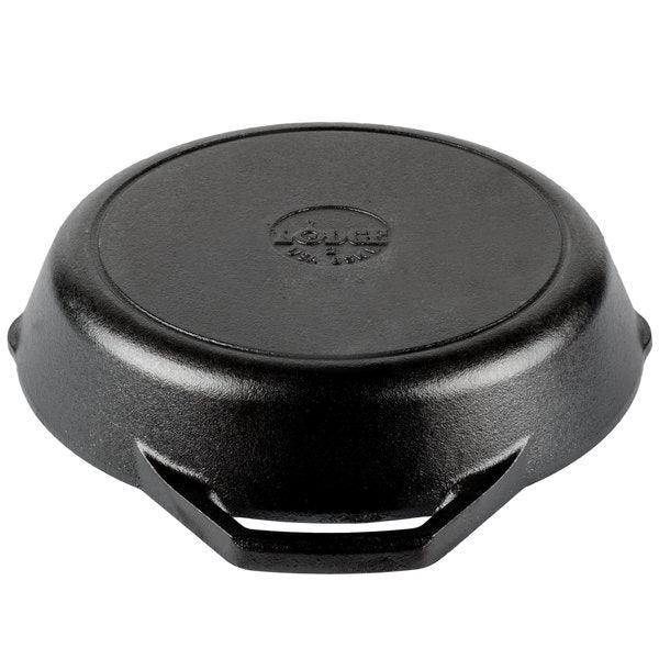 Lodge 10 1/4" Cast Iron Skillet with Dual Handles Lodge Indigo Pool Patio BBQ