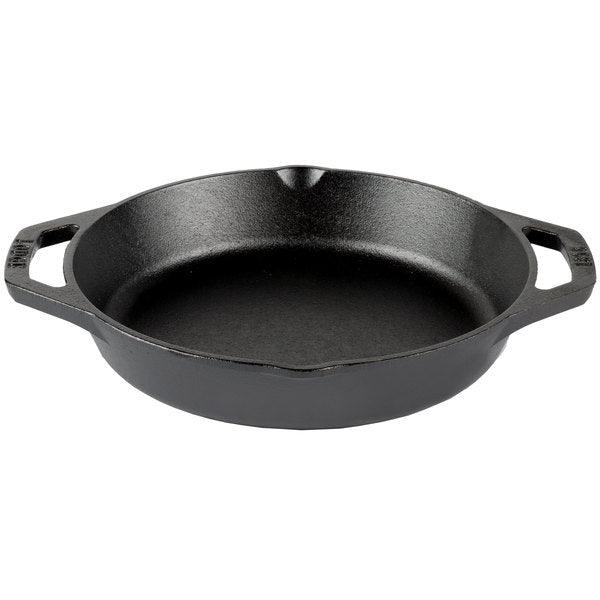 Lodge 10 1/4" Cast Iron Skillet with Dual Handles Lodge Indigo Pool Patio BBQ