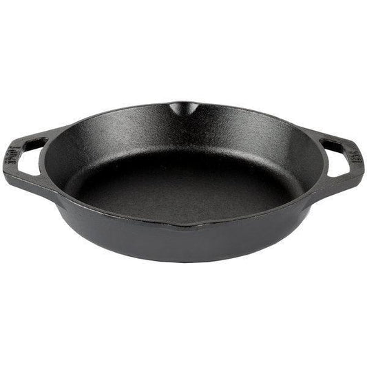 Lodge 10 1/4" Cast Iron Skillet with Dual Handles Lodge Indigo Pool Patio BBQ