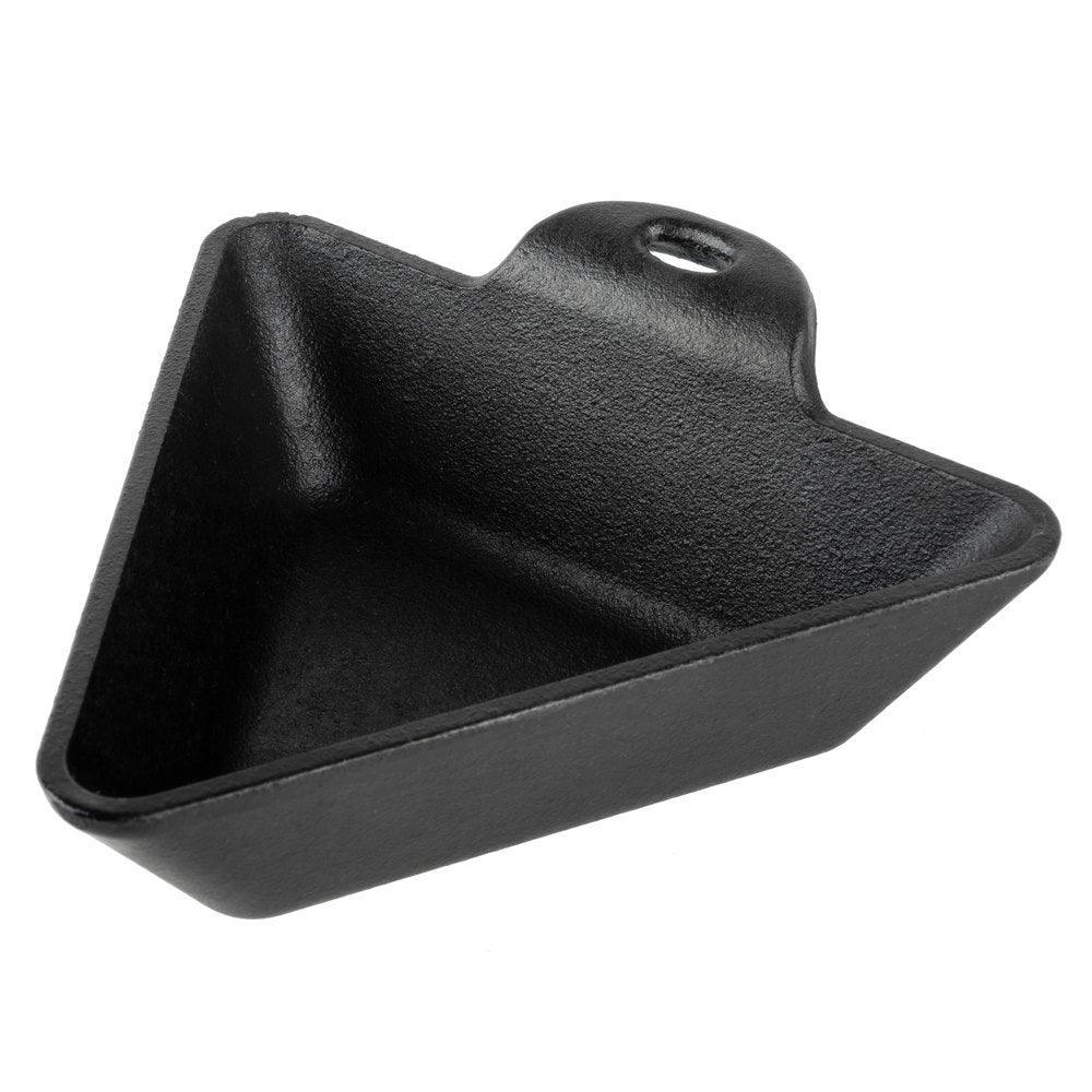 Lodge Heat-Treated 10 Ounce Triangular Cast Iron Mini Server Lodge Indigo Pool Patio BBQ