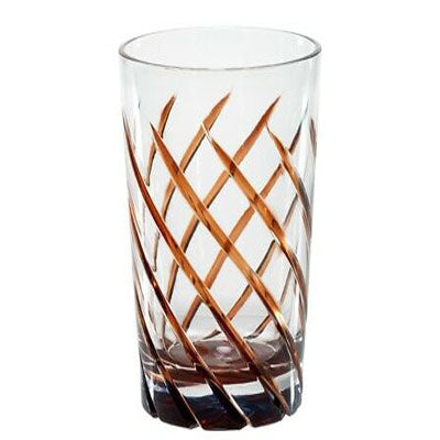 Symphony Brown 17oz Hi Ball Tumbler Merritt International Indigo Pool Patio BBQ