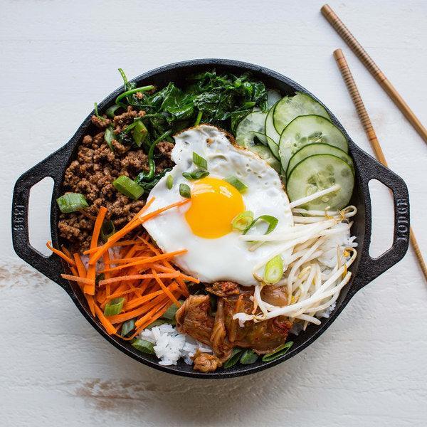 Lodge 6.25 Inch Mini Cast Iron Wok Lodge Indigo Pool Patio BBQ