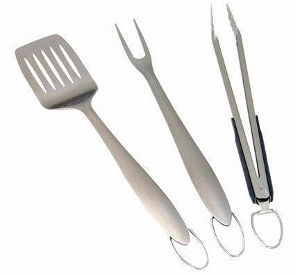 Saber Premium 3-Piece Tool Set Saber Grills Indigo Pool Patio BBQ