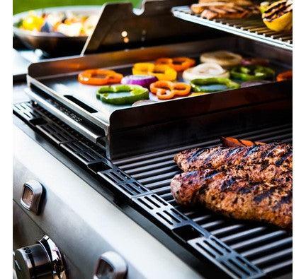 Saber Stainless Steel EZ Griddle Saber Grills Indigo Pool Patio BBQ