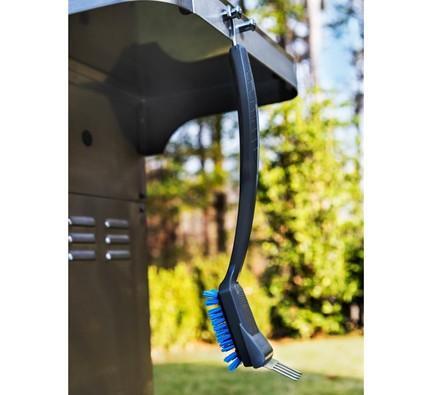 Saber Cool-Touch Grill Brush Saber Grills Indigo Pool Patio BBQ
