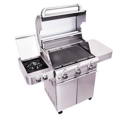 Saber Premium 3-Burner Grill Saber Grills Indigo Pool Patio BBQ