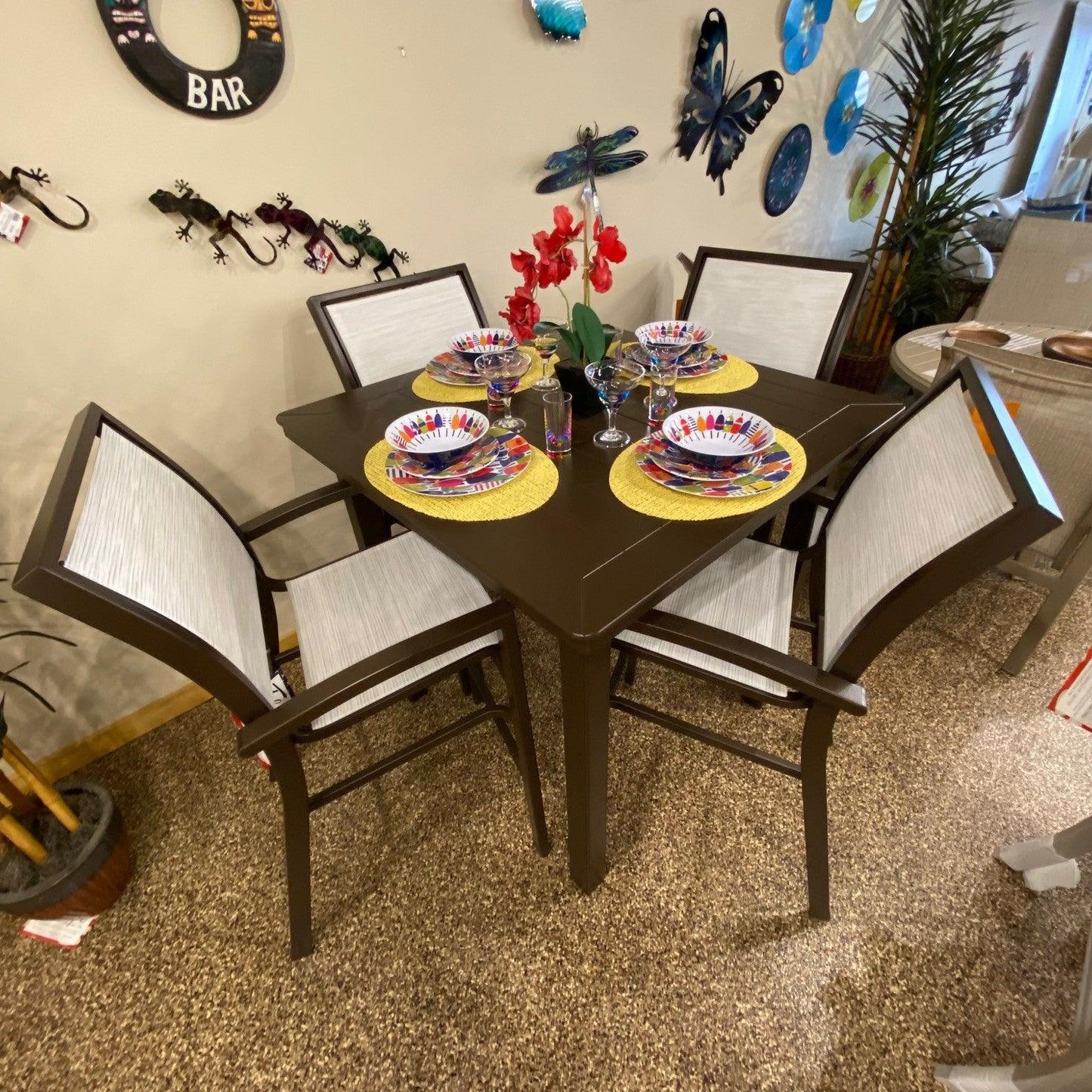 Telescope Casual Kendall Bar Set Telescope Casual Indigo Pool Patio BBQ