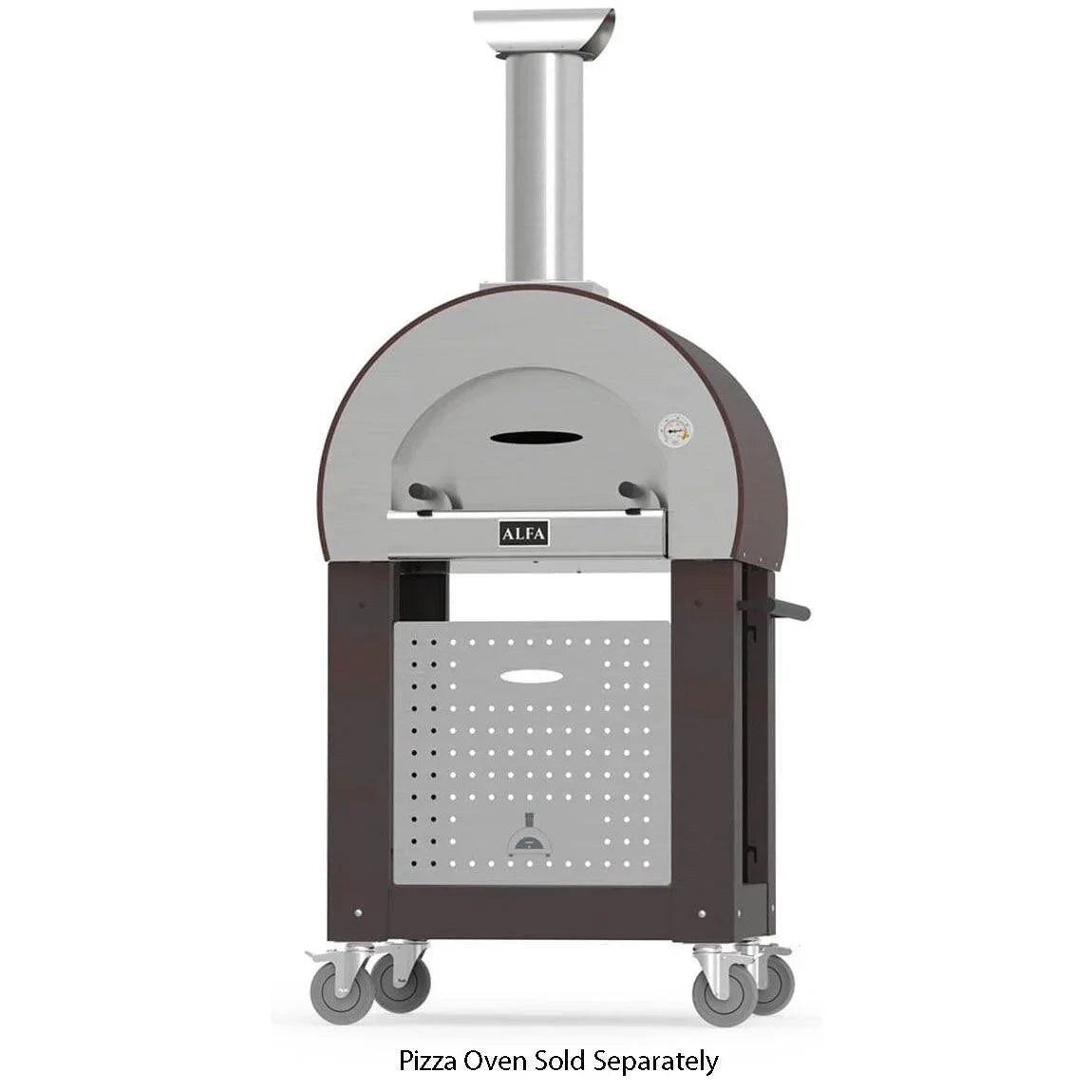 Alfa 5 Minuti Pizza Oven Cart Alfa Indigo Pool Patio BBQ