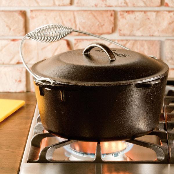 Lodge 5 Qt Cast Iron Dutch Oven Lodge Indigo Pool Patio BBQ