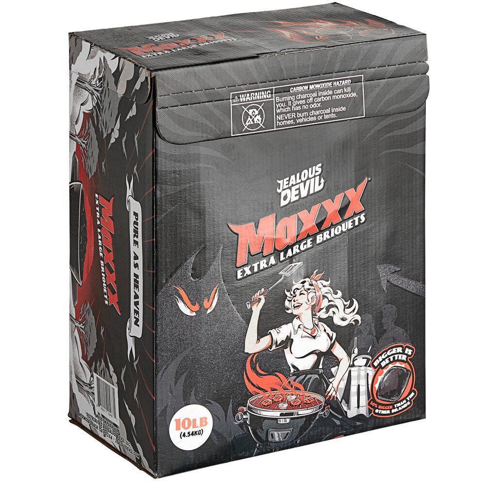 Jealous Devil Maxxx XL Briquets - 20lb Jealous Devil Indigo Pool Patio BBQ