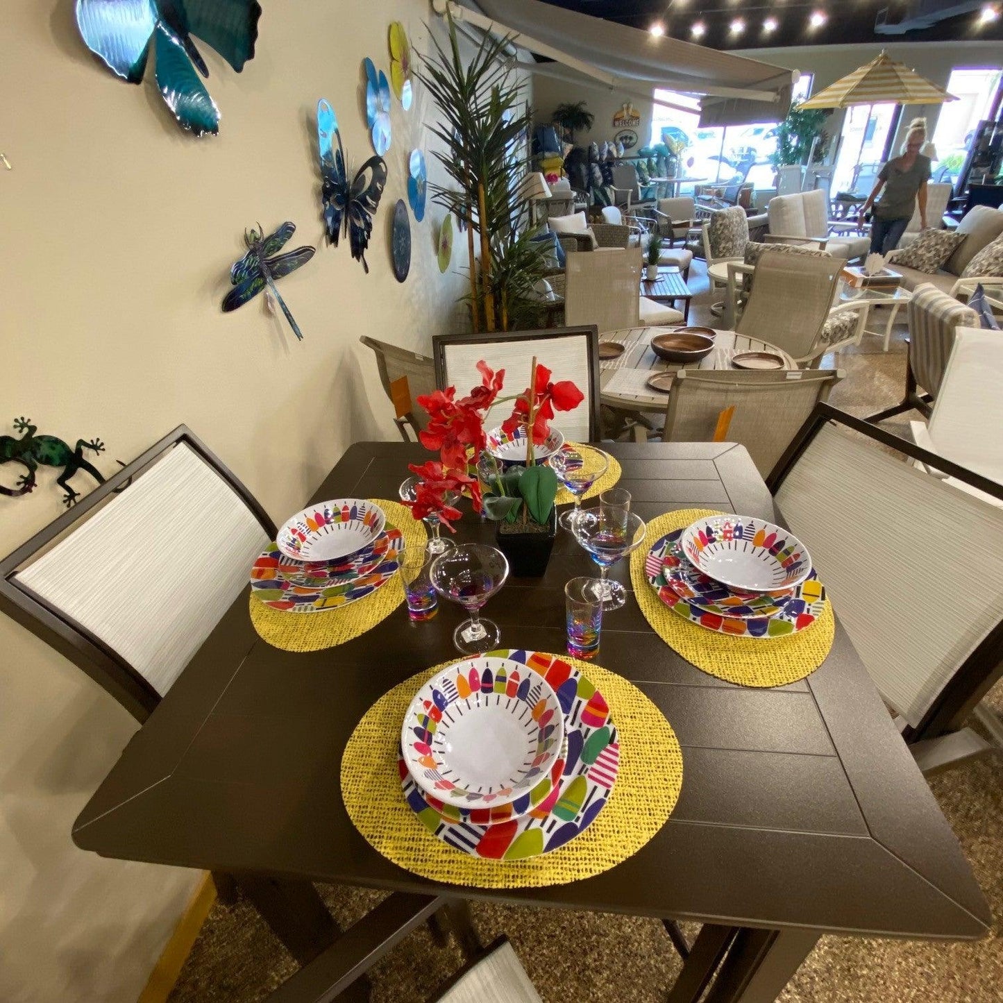 Telescope Casual Kendall Bar Set Telescope Casual Indigo Pool Patio BBQ