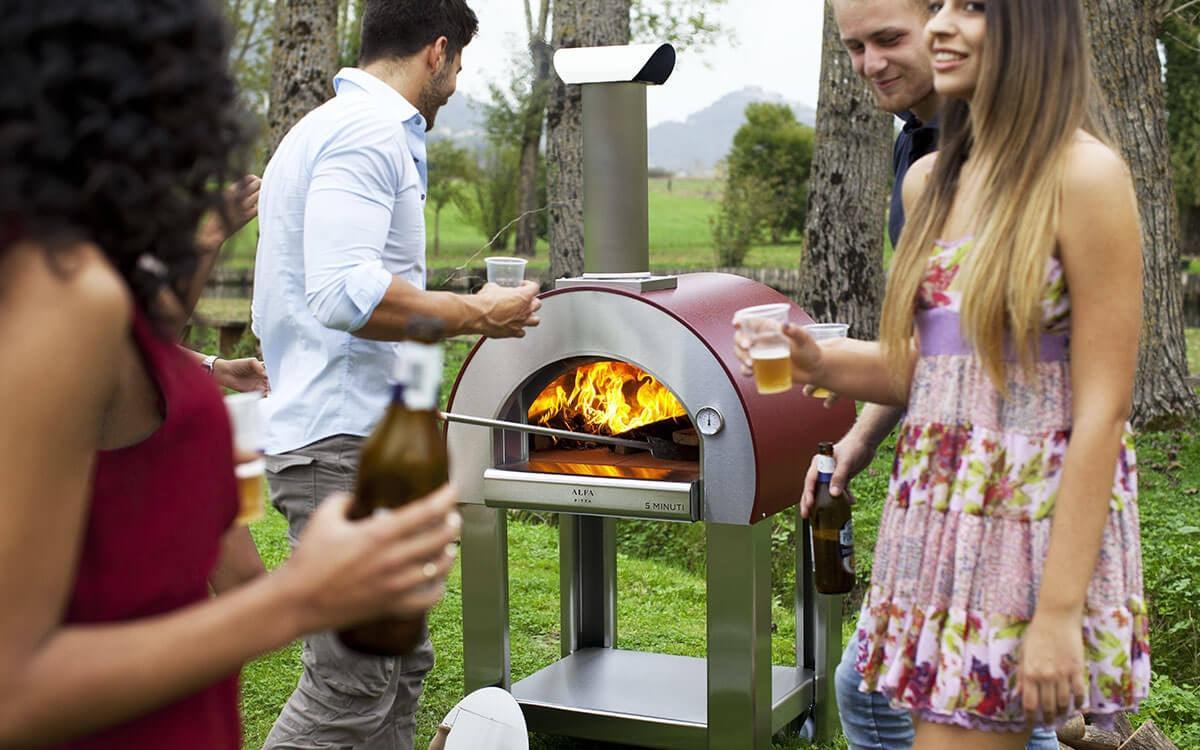 Alfa 5 Minuti Pizza Oven Alfa Indigo Pool Patio BBQ
