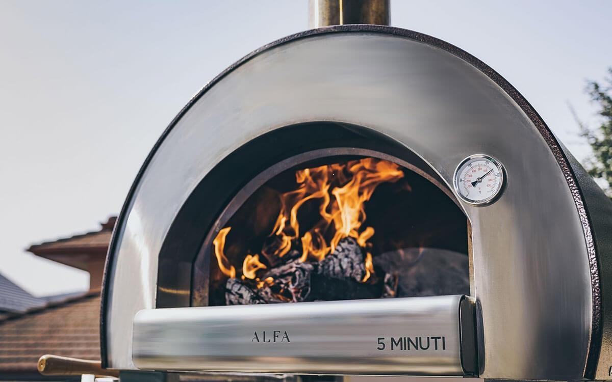 Alfa 5 Minuti Pizza Oven Alfa Indigo Pool Patio BBQ