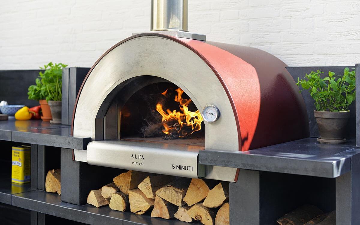 Alfa 5 Minuti Pizza Oven Alfa Indigo Pool Patio BBQ