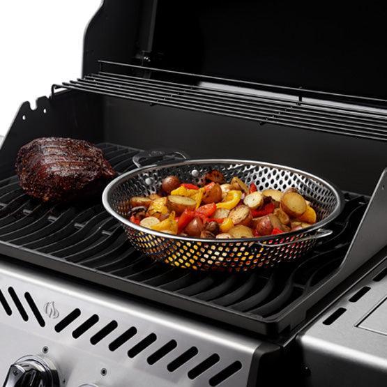 Napoleon Stainless Steel Grilling Wok Napoleon Indigo Pool Patio BBQ