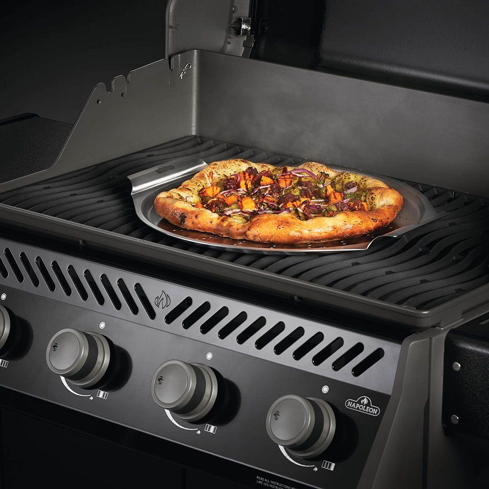 Napoleon 14-Inch Stainless Steel Pizza Pan Napoleon Indigo Pool Patio BBQ