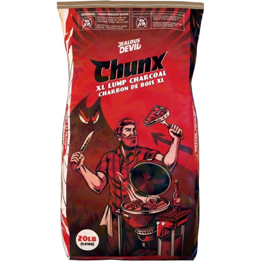 Jealous Devil Chunx Lump Charcoal 20lb Jealous Devil Indigo Pool Patio BBQ