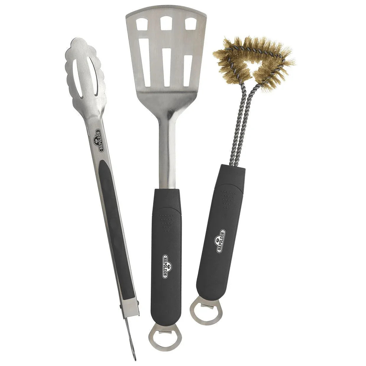 Napoleon 3 Piece Stainless Steel BBQ Toolset Napoleon Indigo Pool Patio BBQ