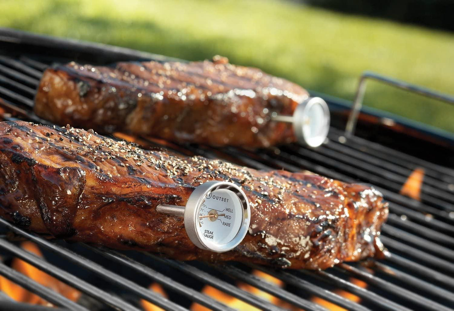 Outset Steak Thermometer Outset Indigo Pool Patio BBQ