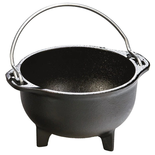 Lodge Heat-Treated 16 Ounce Cast Iron Country Kettle Lodge Indigo Pool Patio BBQ