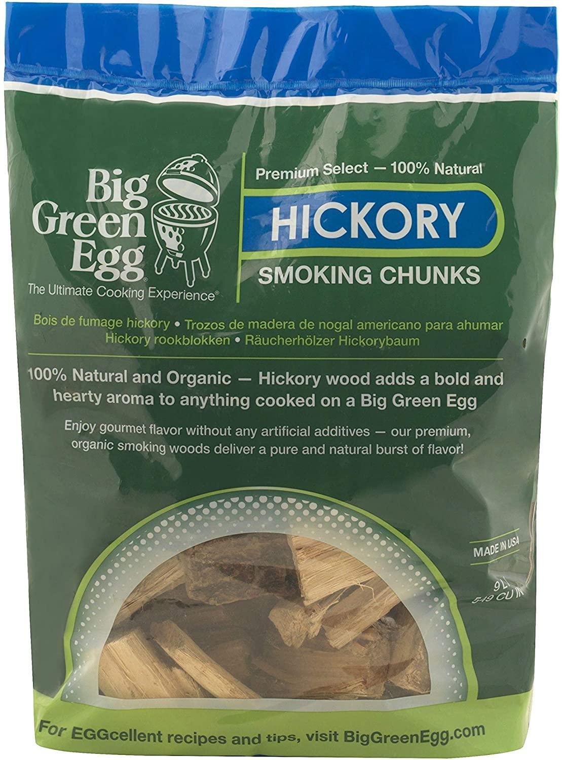 Big Green Egg Hickory Wood Smoking Chunks Big Green Egg Indigo Pool Patio BBQ