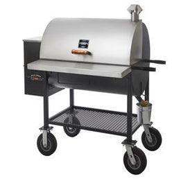 Pitts & Spitts Maverick 850 Pellet Grill w/ Wheel Upgrade Pitts & Spitts Indigo Pool Patio BBQ