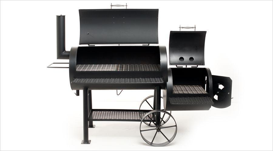 Yoder Loaded Wichita Offset Smoker Yoder Smokers Indigo Pool Patio BBQ