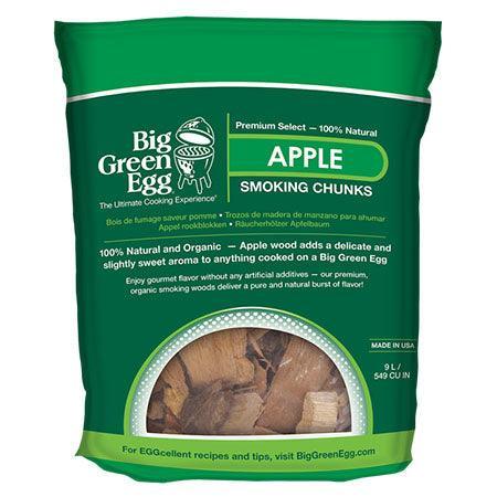 Big Green Egg Apple Wood Smoking Chunks Big Green Egg Indigo Pool Patio BBQ