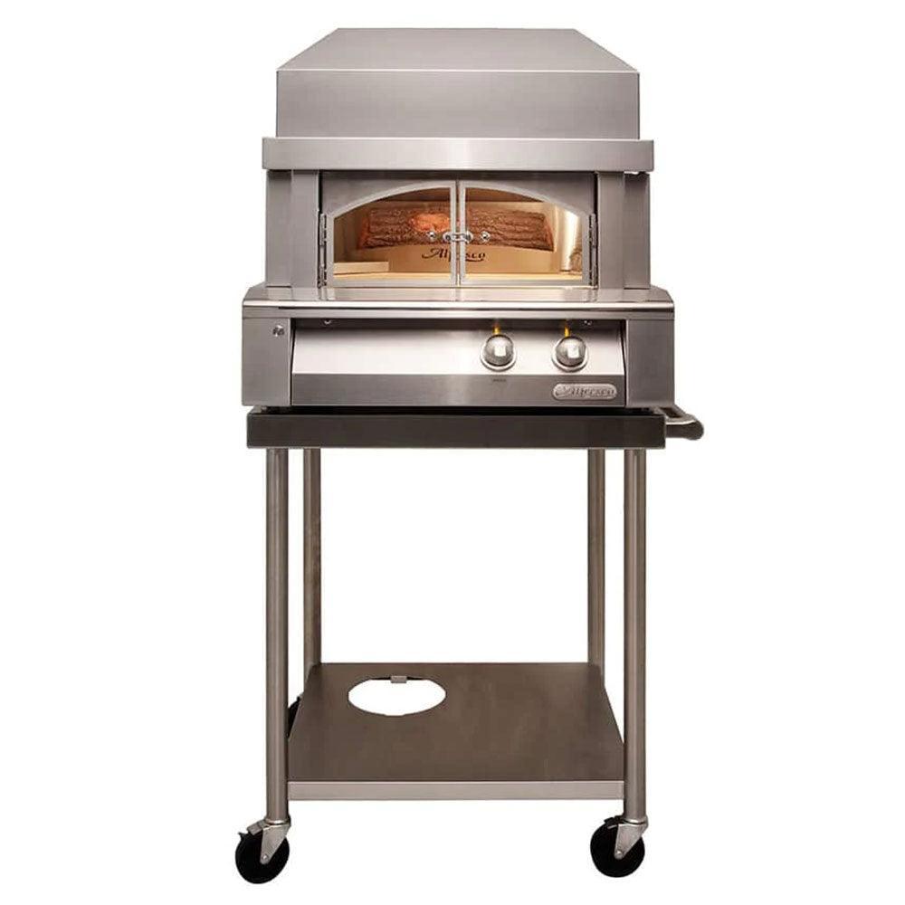 Alfresco Pizza Oven Cart Alfresco Indigo Pool Patio BBQ