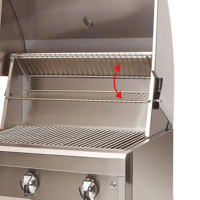 Artisan 32-Inch 3-Burner Freestanding Propane Gas Grill with Rotisserie Artisan Indigo Pool Patio BBQ