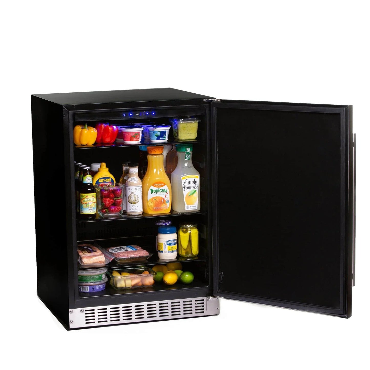 Azure 2.0 24" Outdoor Refrigerator Azure Indigo Pool Patio BBQ