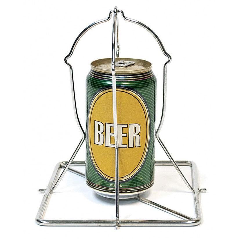 Big Green Egg Folding Beer Can Chicken Roaster Big Green Egg Indigo Pool Patio BBQ