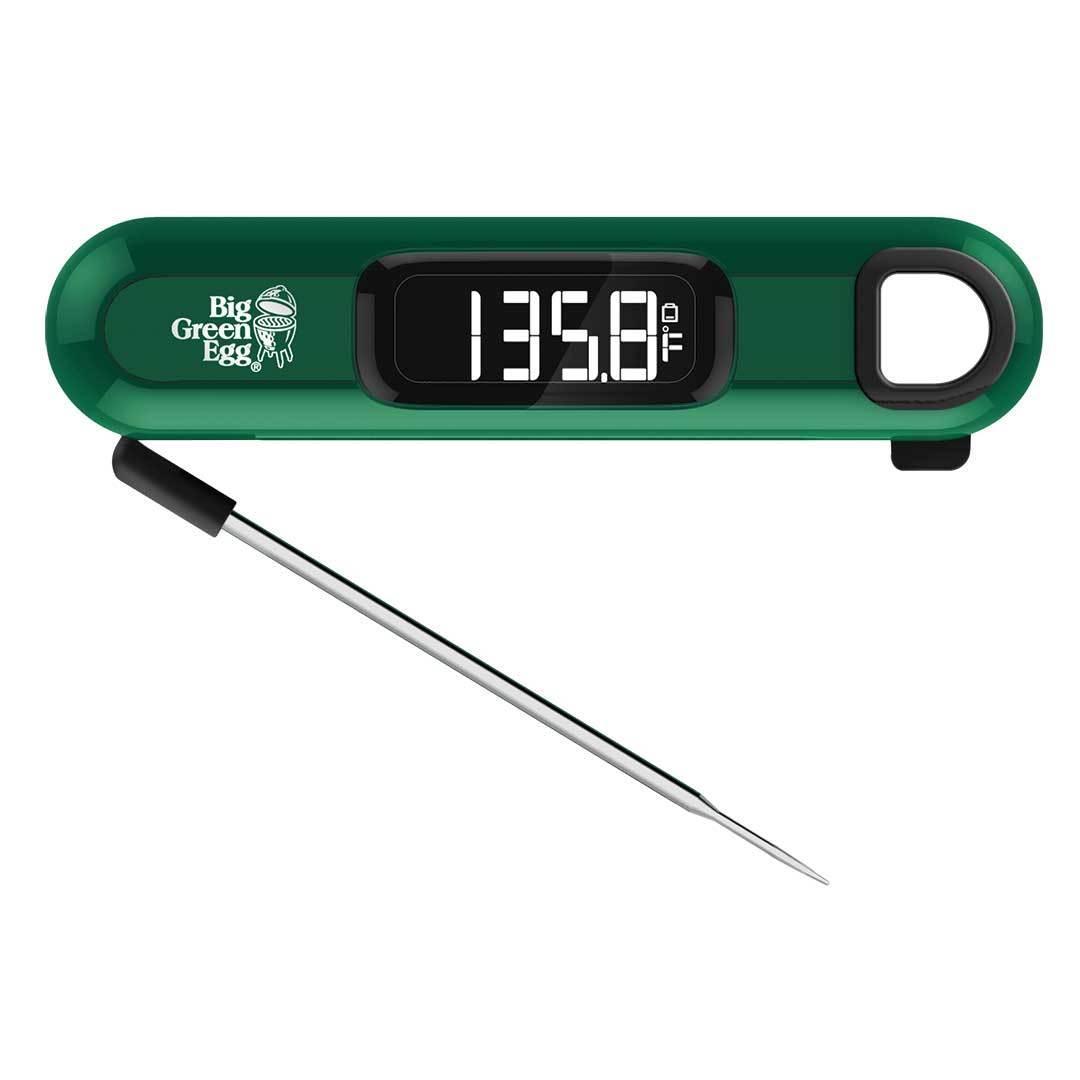 Big Green Egg Instant Read Thermometer with Case Big Green Egg Indigo Pool Patio BBQ
