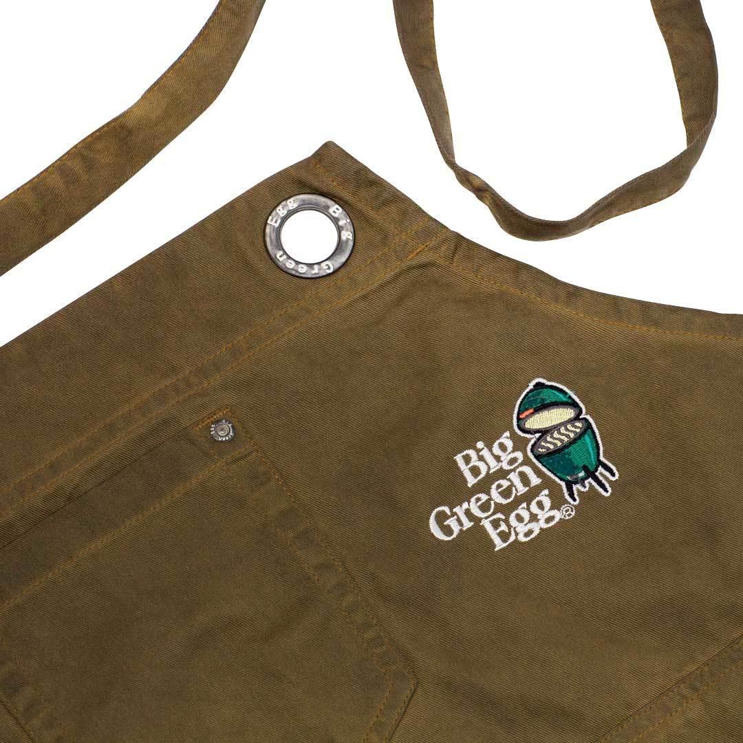 Big Green Egg Khaki Grilling Apron Big Green Egg Indigo Pool Patio BBQ