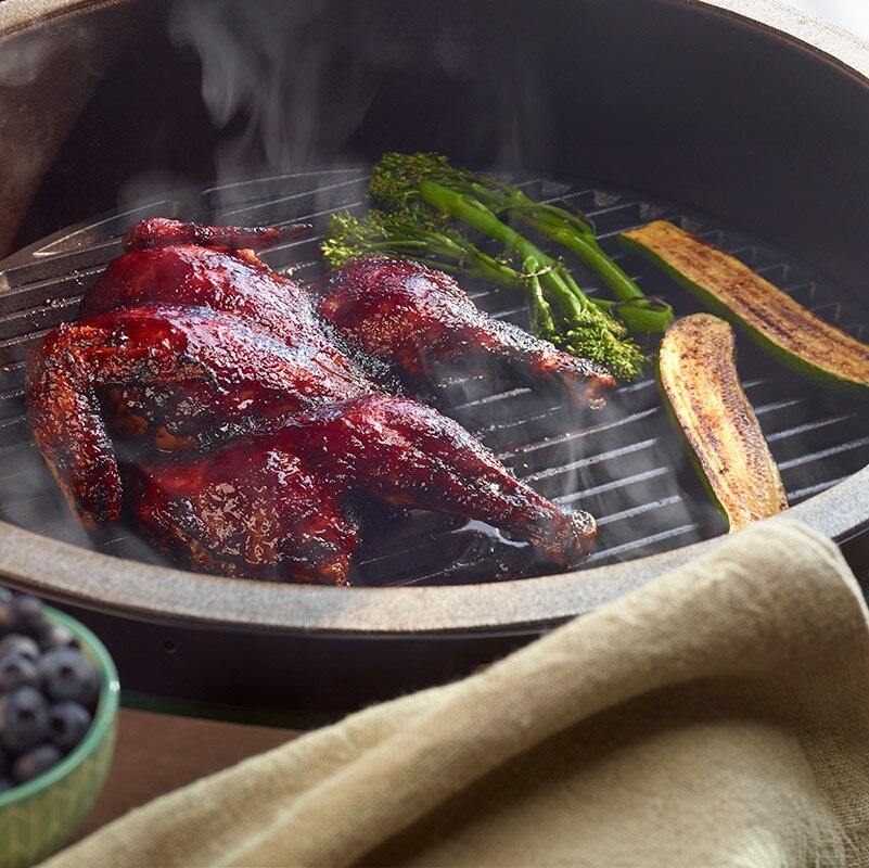 Big Green Egg Cast Iron Cooking Grids Big Green Egg Indigo Pool Patio BBQ