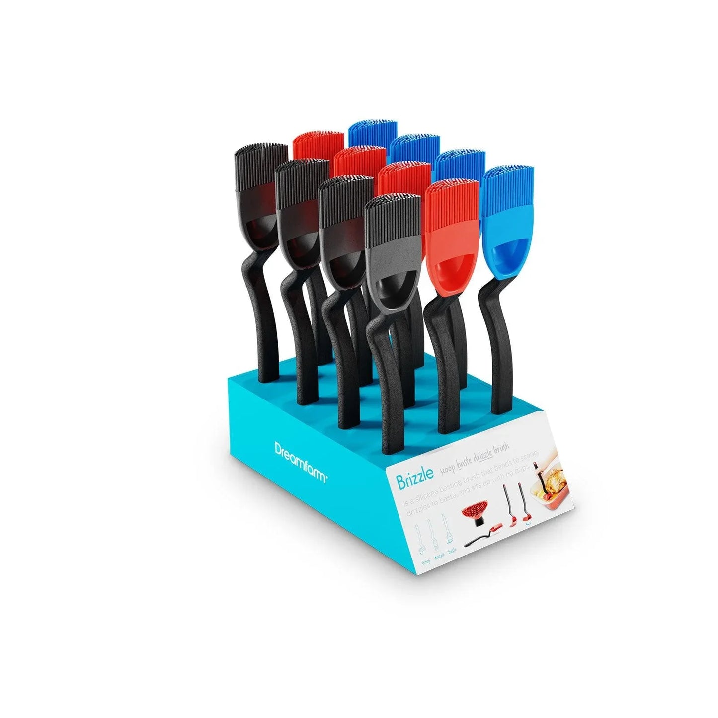 Brizzle - Scoop Baste Drizzle Brush Dreamfarm Indigo Pool Patio BBQ