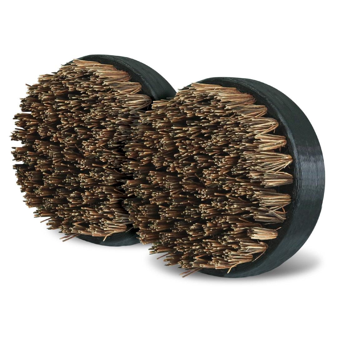 Palmyra Bristle Dual Brush Grid and Pizza Stone Scrubber Big Green Egg Indigo Pool Patio BBQ