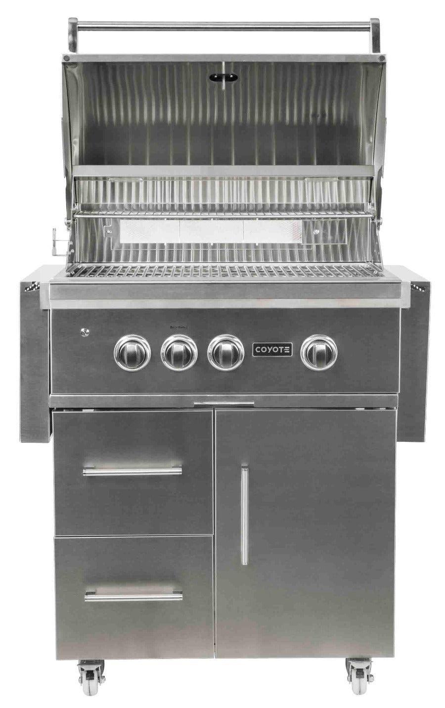 Coyote 30″ S-Series Freestanding Gas Grill Coyote Indigo Pool Patio BBQ