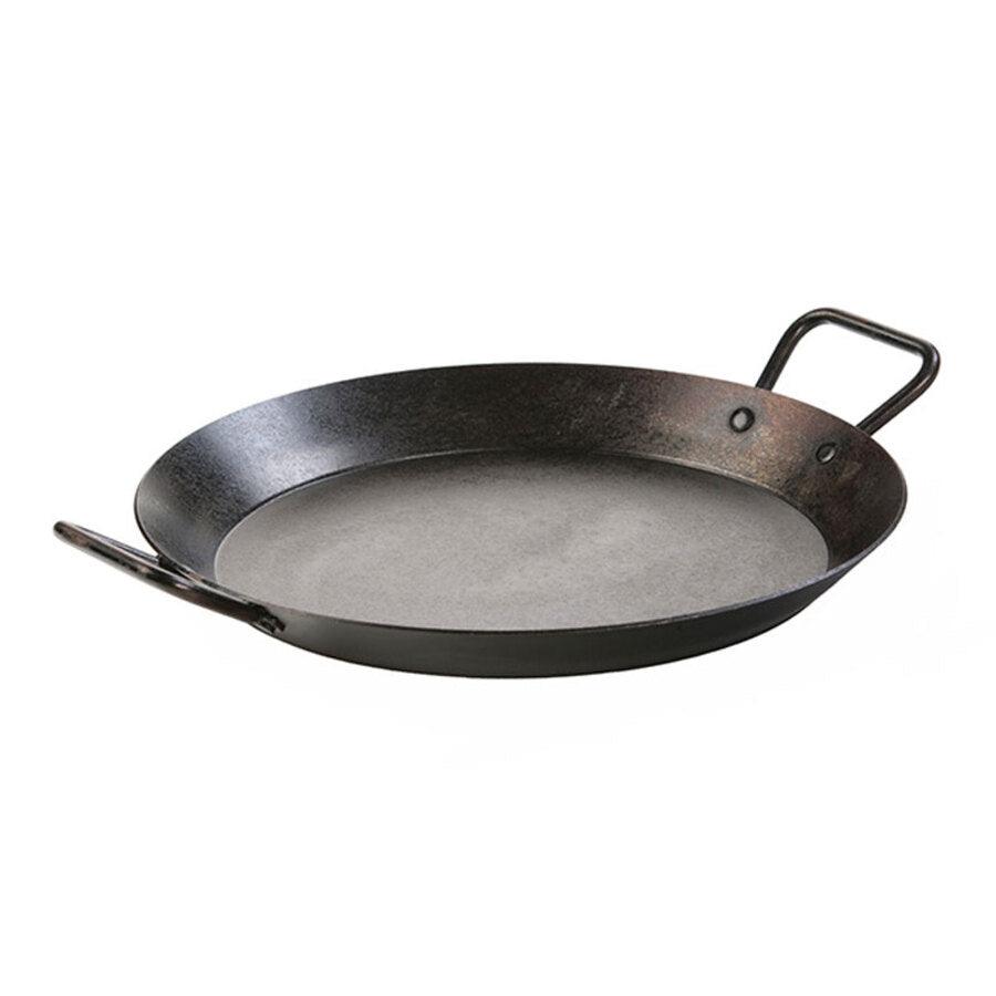 Lodge 15" Seasoned Carbon Steel Dual Handle Pan Lodge Indigo Pool Patio BBQ