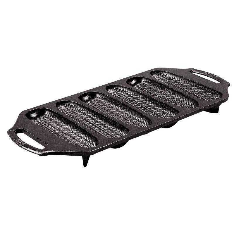 Lodge Seasoned Cast Iron Cornstick Pan Lodge Indigo Pool Patio BBQ