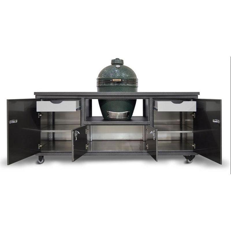 Torch 76″ X-Large Big Green Egg Cart - Indigo Pool Patio BBQ