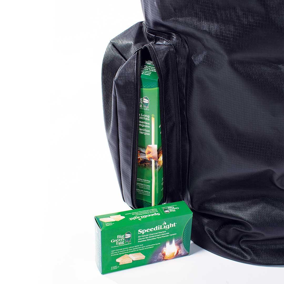 Big Green Egg Charcoal Storage Bag Big Green Egg Indigo Pool Patio BBQ